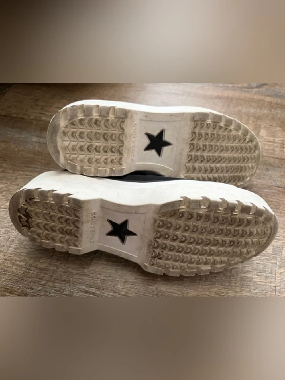 Converse Black & White Platform High-Top Sneaker